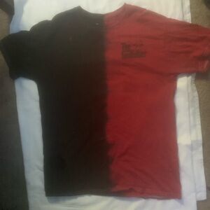 Red and black tone T shirt